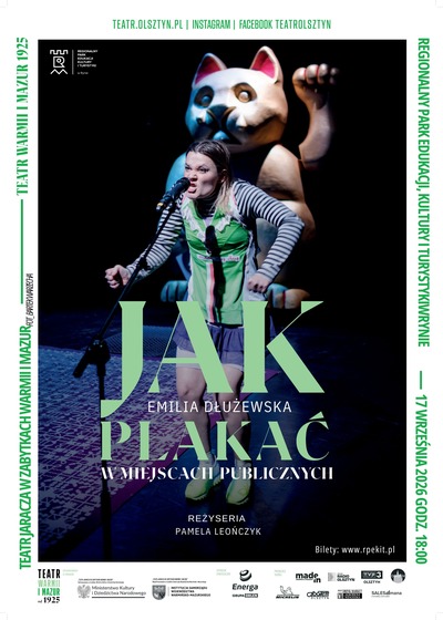 Plakat wydarzenia: Jak płakać w miejscach publicznych 